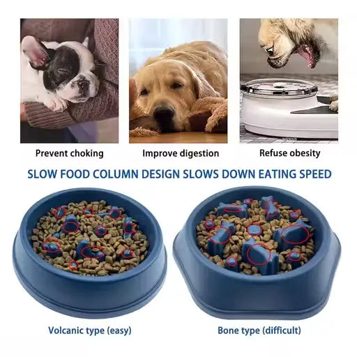 FurEase Slow Feeding Anti-Choking Pet Bowl