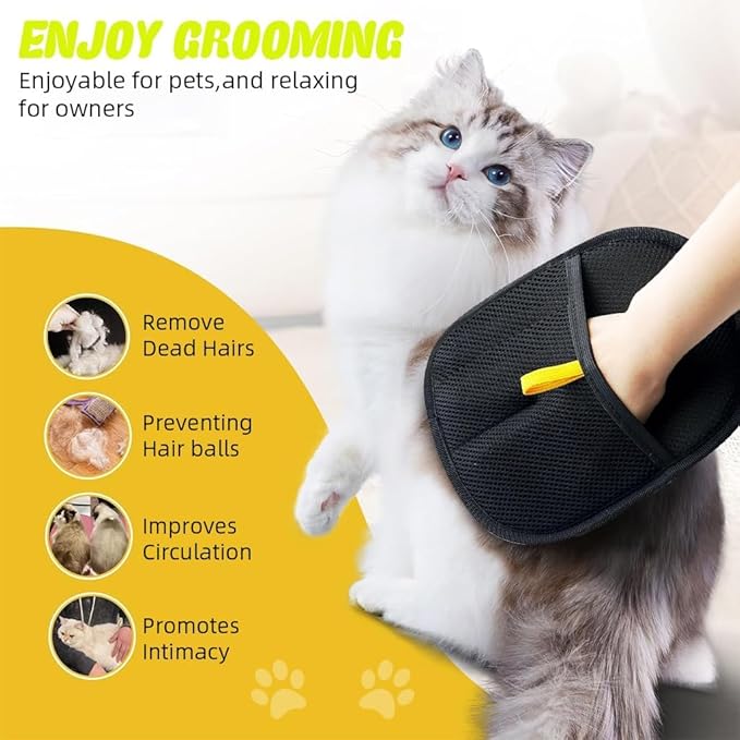 FurEase Pet Hair Removal Glove for Cats & Dogs