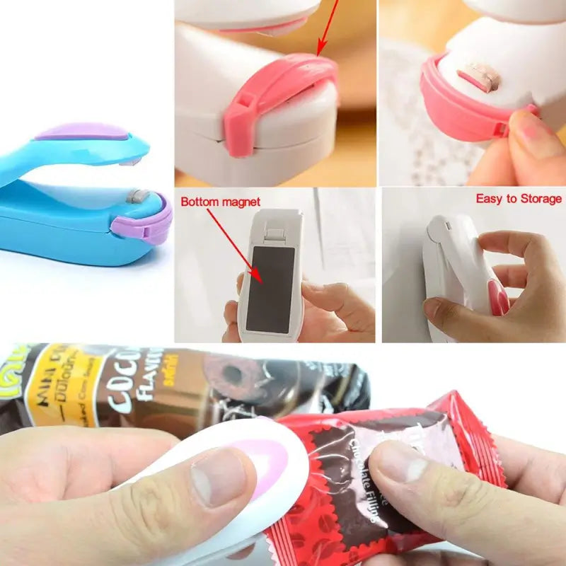 Handheld Mini Plastic Heat Sealing Machine Airtight Bag Sealer