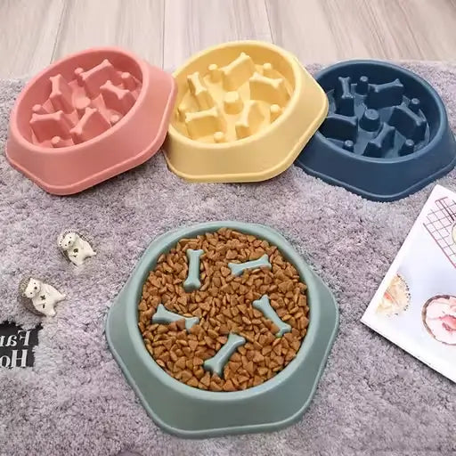 FurEase Slow Feeding Anti-Choking Pet Bowl