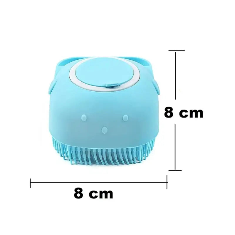 FurEase Silicone Bath Body Brush with Shampoo Dispenser Soft Scrubber